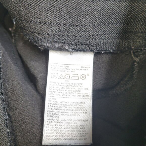 Old Navy Women's Size 12 Jeans Rockstar Super Skinny Jeggings Built In Warm - Picture 4 of 4